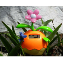Orange color Lucky solar power dancing flowers high quality
